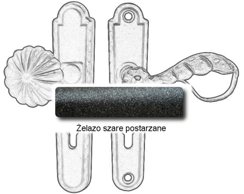 Żelazo szare postarzane