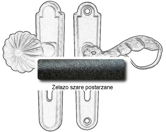 Żelazo szare postarzane