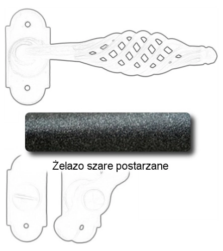 Żelazo szare postarzane