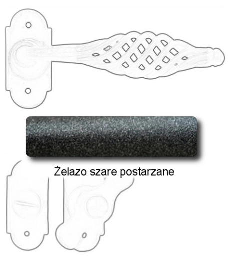 Żelazo szare postarzane