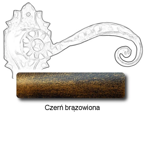 Czerń brązowiona