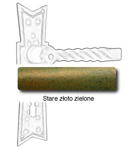 Stare złoto zielone