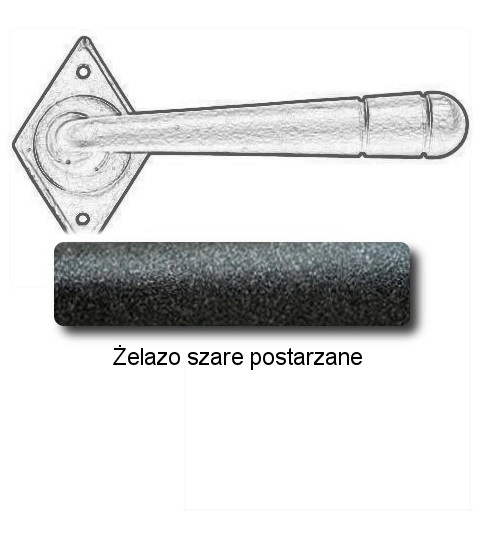 Żelazo szare postarzane