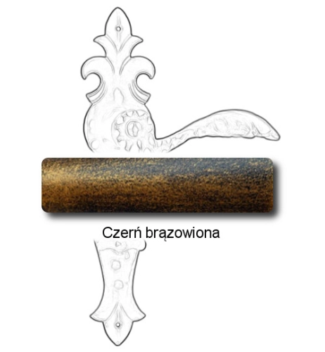 Czerń brązowiona