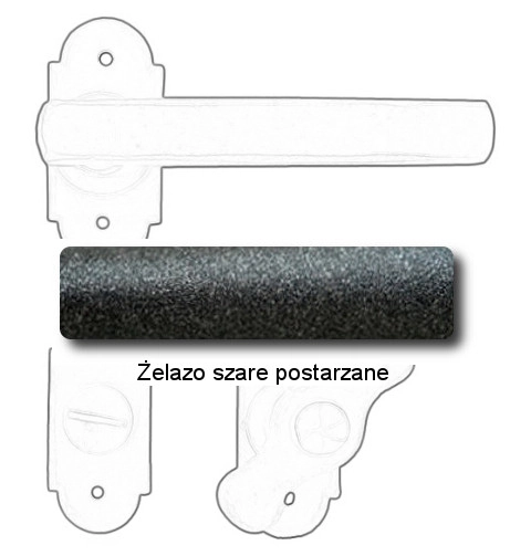 Żelazo szare postarzane