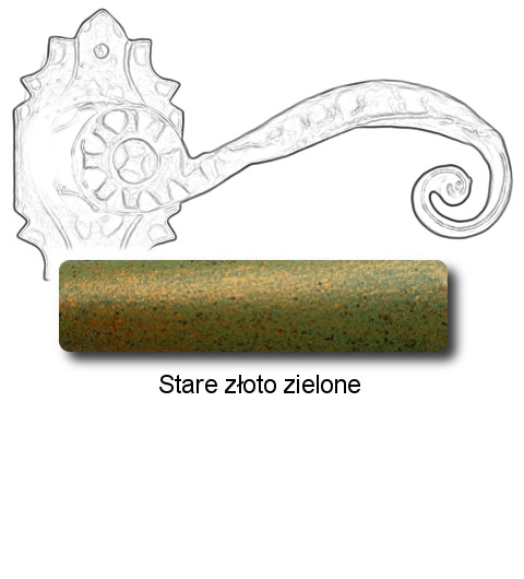 Stare złoto zielone