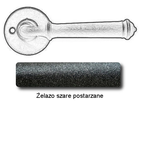 Żelazo szare postarzane