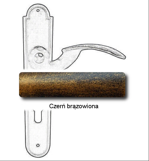 Czerń brązowiona