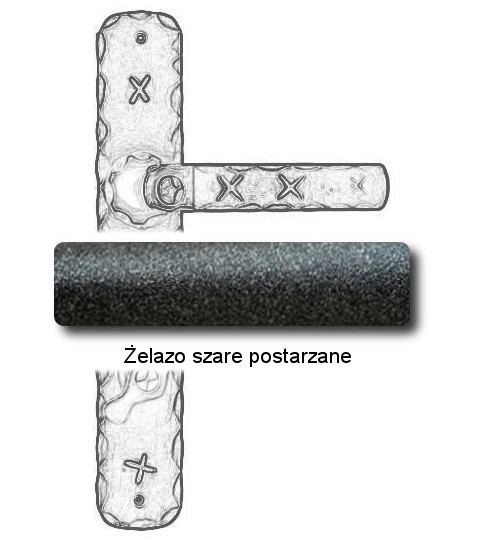 Żelazo szare postarzane