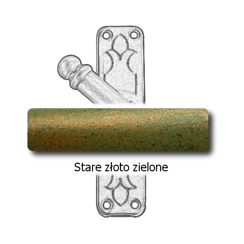 Stare złoto zielone
