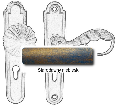 Starodawny niebieski