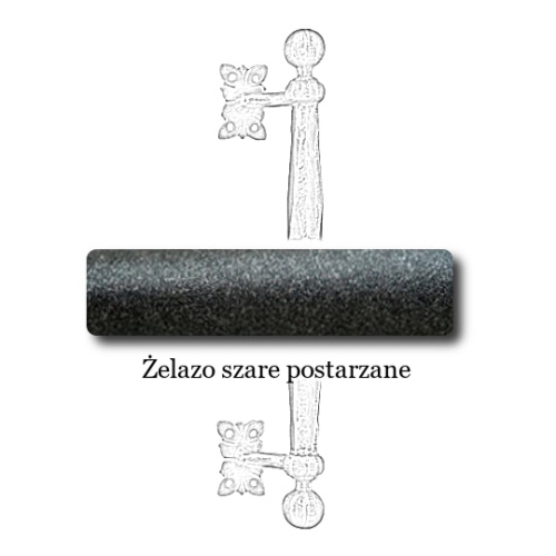 Żelazo szare postarzane