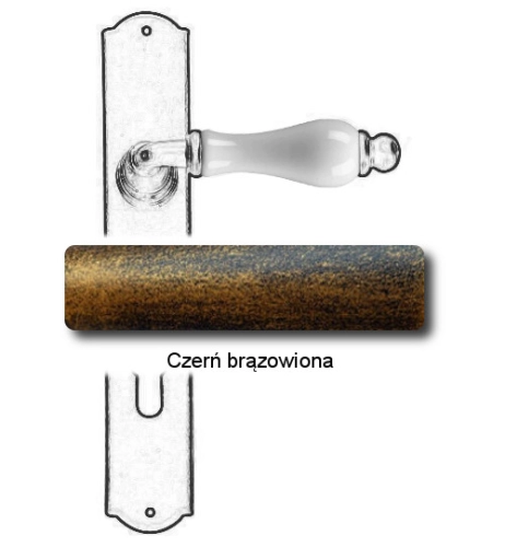Czerń brązowiona