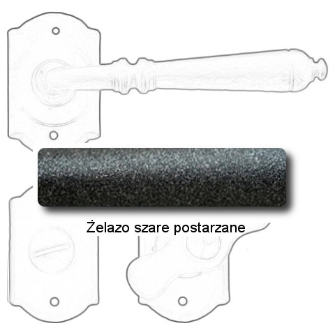 Żelazo szare postarzane