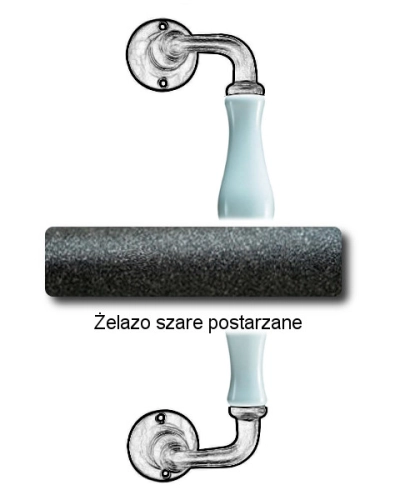 Żelazo szare postarzane