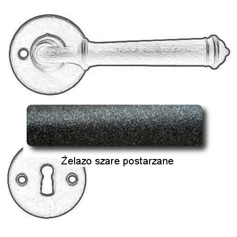 Żelazo szare postarzane