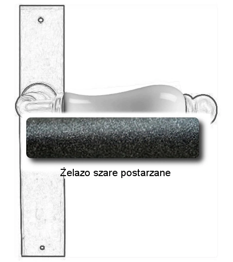 Żelazo szare postarzane