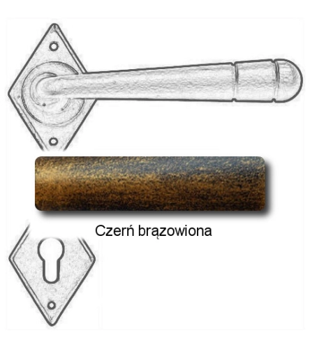 Czerń brązowiona