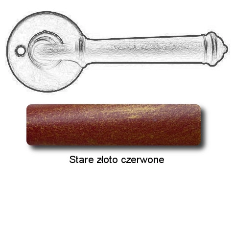 Stare złoto czerwone