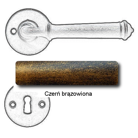 Czerń brązowiona