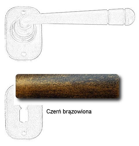 Czerń brązowiona
