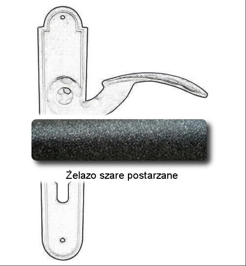 Żelazo szare postarzane