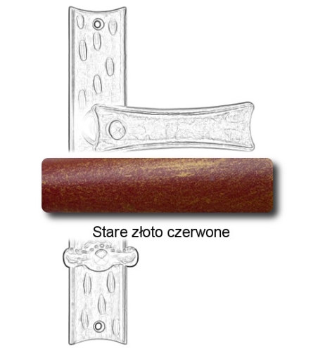 Stare złoto czerwone