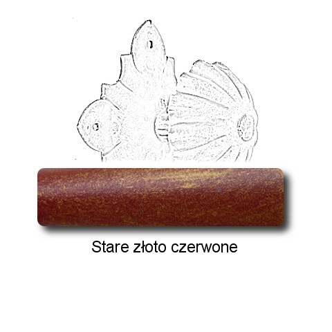 Stare złoto czerwone