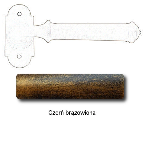 Czerń brązowiona