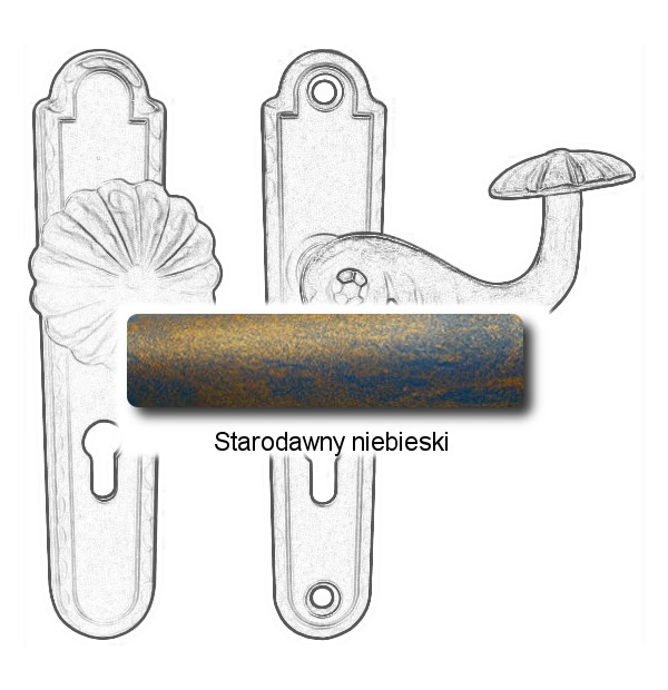 Starodawny niebieski