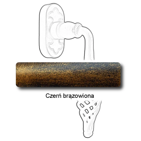 Czerń brązowiona