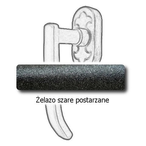 Żelazo szare postarzane