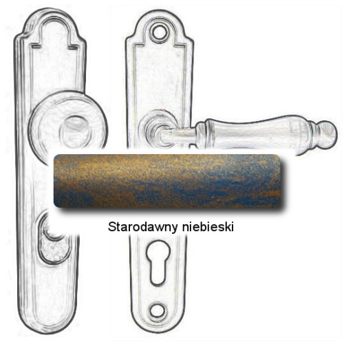 Starodawny niebieski