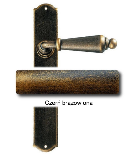 Czerń brązowiona