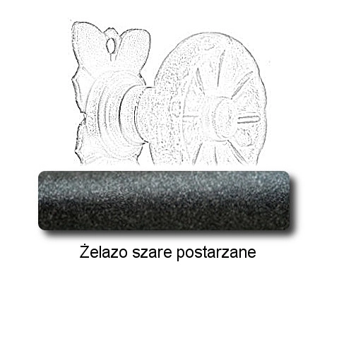 Żelazo szare postarzane