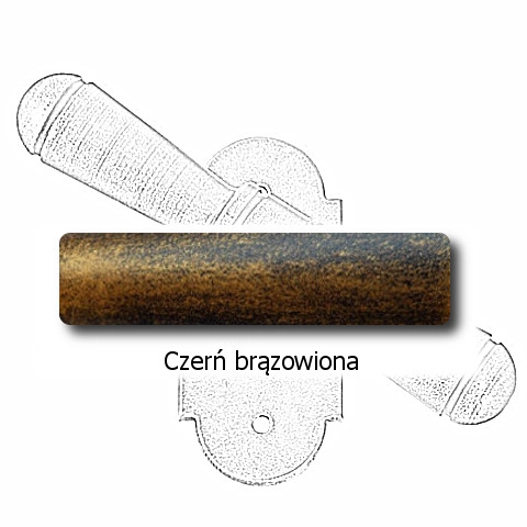 Czerń brązowiona
