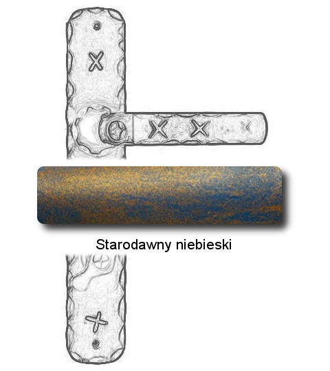 Starodawny niebieski