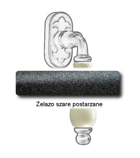 Żelazo szare postarzane