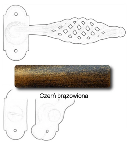 Czerń brązowiona