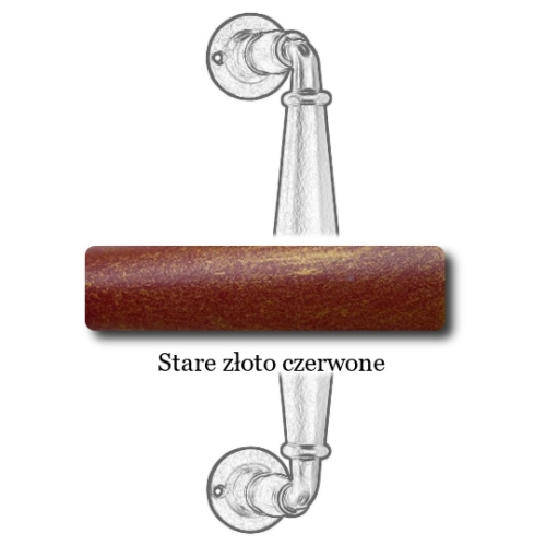 Stare złoto czerwone