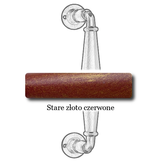 Stare złoto czerwone