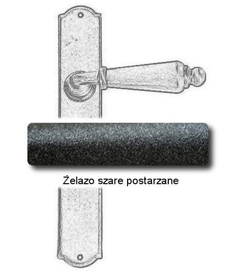 Żelazo szare postarzane