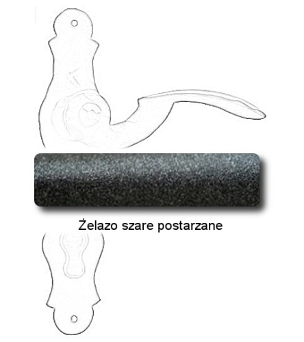Żelazo szare postarzane