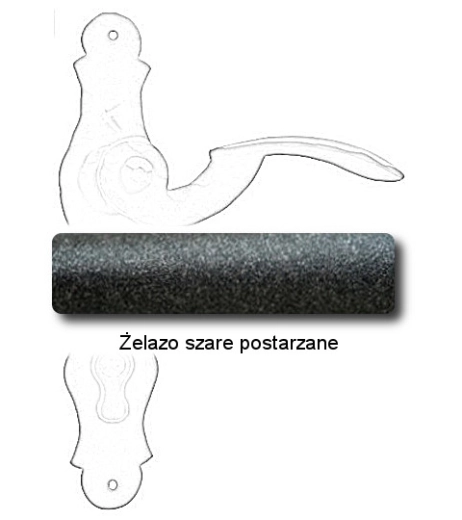 Żelazo szare postarzane