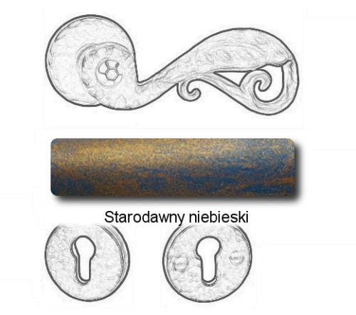 Starodawny niebieski