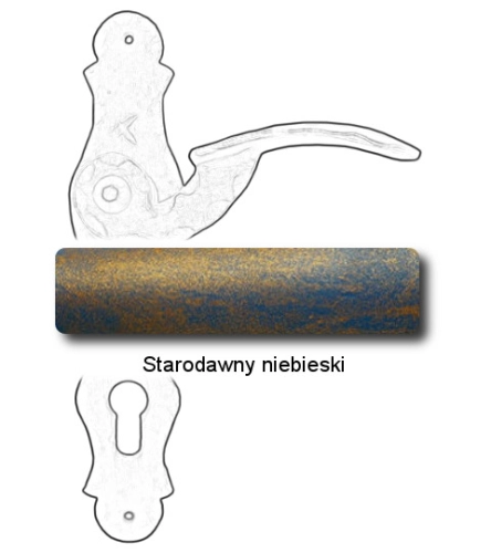 Starodawny niebieski