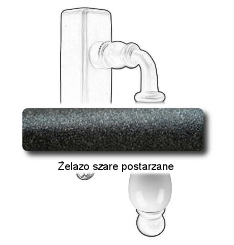 Żelazo szare postarzane