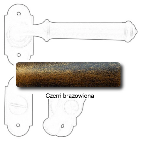 Czerń brązowiona