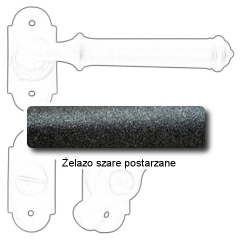 Żelazo szare postarzane