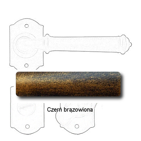 Czerń brązowiona